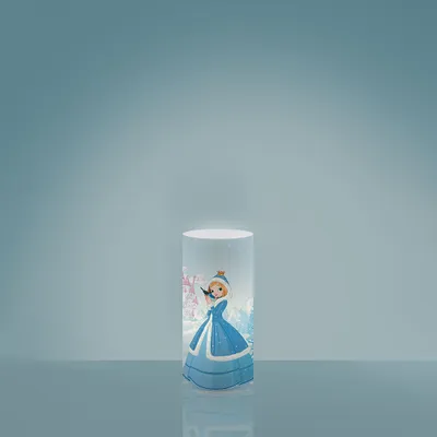Image de Lampe de table moderne 1 lumière Polilux avec câble Decokids Principessa Italy