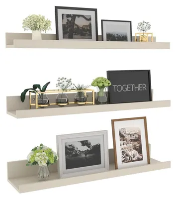 Produktbild von Wandregal 3er Set Off-weiß 60cm