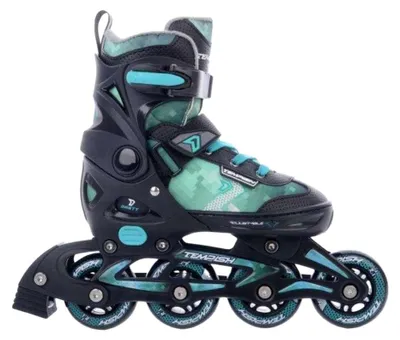 Produktbild von Tempish - "Dasty" Inline-Skates für Kinder PP12976 (41 EU - 42 EU) (Schwarz/Grün)