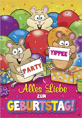 Zdjęcie produktu dla Kartka muzyczna niespodzianka motyw 15, Wszystkiego najlepszego!