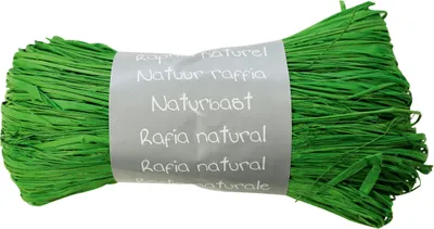 Produktbild von Clairefontaine 8x Geschenkband aus natürlichem Bast 50g - Imperialgrün 196050C
