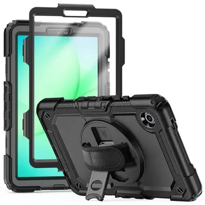 Immagine prodotto di Custodia protettiva con protezione dello schermo per Galaxy Tab A11 / Tab A9, Tech-Protect Solid, nero