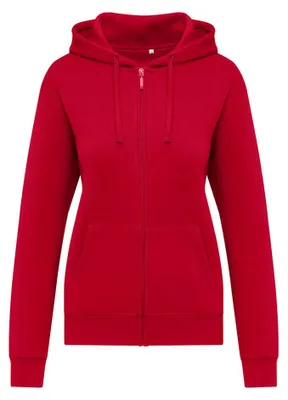 Image de SG Originals - Sweat à capuche « Originals » avec fermeture éclair sur toute la longueur pour femmes FK2756 (XL) (rouge)
