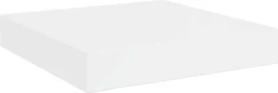 Produktbild von vidaXL Schweberegal Hochglanz-Weiß 23x23,5x3,8 cm MDF