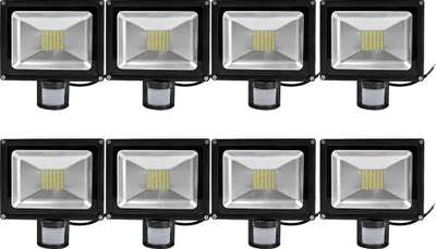 Produktbild von Greenmigo 8x50W LED Strahler Fluter Spot Außenstrahler Flutlich mit Bewegungsmelder,Warmweiß Wandstrahler IP65 Wasserdicht AC 85-265V Tageslichtweiß