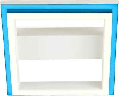 Produktbild von BRILLIANT LED Deckenleuchte Pallas |  dekorative Wandleuchte | 30x30cm | sand/weiß | CCT | RGB Frame Light | Memory Funktion | Timer | Nachtlicht | Fernbedienung | 18 W | 1800 lm | 2700 - 6500 K