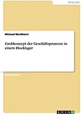 Image de Grobkonzept der Geschäftsprozesse in einem Blocklager