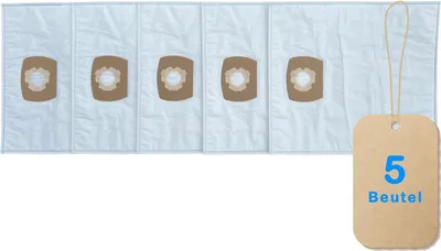 Produktbild von 5x 20 Liter Premium Staubsaugerbeutel kompatibel für Thomas Bravo 20