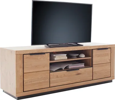Produktbild von Lowboard 180 cm in Eiche teilmassiv GIUSTINO-06