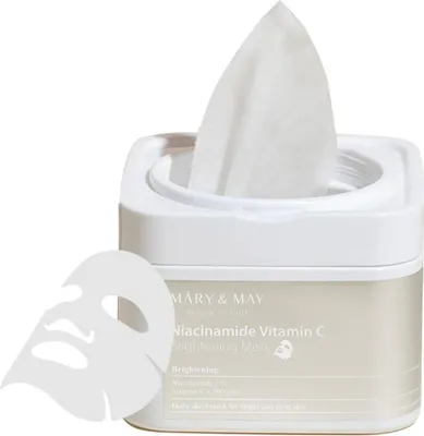 Obrázek produktu pro Rozjasňující pleťová maska Niacinamide Vitamin C (Brightening Mask) 30 ks