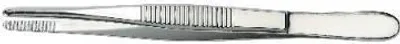 Produktbild von Universalpinzette gerade stumpf-breit Länge 120 mm