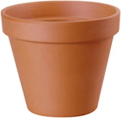 Produktbild von Terrakotta Pflanztopf mit 11,5 cm Durchmesser und 10 cm Höhe