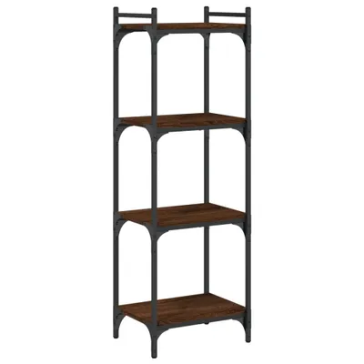 Zdjęcie produktu dla VidaXL 837636, Brązowy, Dąb, Metal, Drewno, 400 mm, 300 mm, 1200 mm