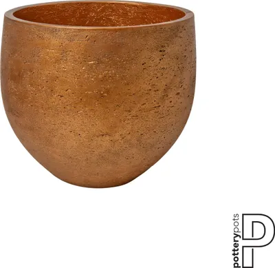 Produktbild von Pottery Pots Blumentopf Metallic Kupfer D 32 cm H 28 cm