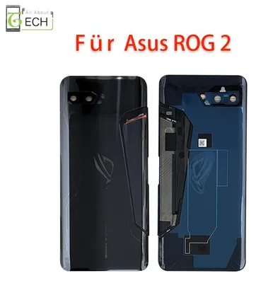 Produktbild von Für Asus ROG Phone 2 II ZS660KL Akkudeckel Backcover schwarz