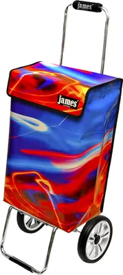 Obrázek produktu pro james nákupní vozík 'NEON' - Ruční výroba v Rakousku - moderní lifestylový vozík, barevný nákupní vozík z plachtoviny pro nákladní automobily, nosnost 40 kg