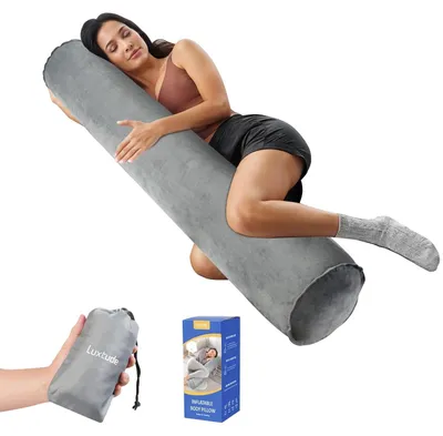 Obrázok produktu pre Solidchoice – Nafukovacia podložka na telo na cestovanie, 120 x 20 cm