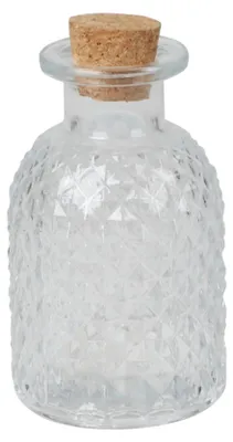 Image de DOCHTMANN : Bouteille décorative en verre avec bouchon en liège, 100 ml