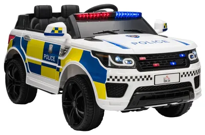 Immagine prodotto di Macchina Elettrica daPolizia per Bambini 12V Police Bianca