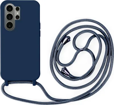 Produktbild von Handykette für Samsung Galaxy S26 Ultra Hanyhülle mit Band Hülle mit Kodel Smartphone Halskette in Blau