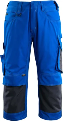 Produktbild von MASCOT® Altona Dreiviertel-Hose Größe C45, kornblau/schwarzblau | Packung (1 Stück)
