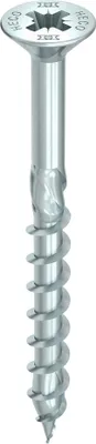 Produktbild von Heco -TOPIX-plus 3,0x35 Teilgewinde PZD-1 Senkkopf verzinkt blau, A3K, 60142