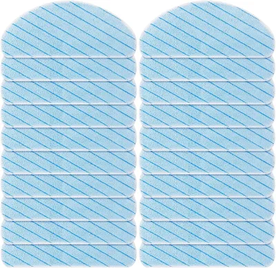 Produktbild von 20er Pack waschbare Reinigungstücher für Ecovacs Deebot T9, T9+, T9 AIVI - Professionelles Zubehör für eine gründliche Reinigung