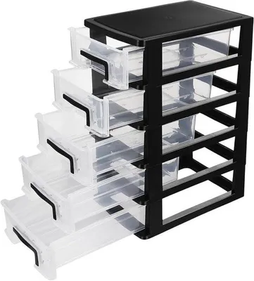 Produktbild von Kunststoff-Organizer für Kosmetik und Schönheitsprodukte - Tischdekoration für Bad.