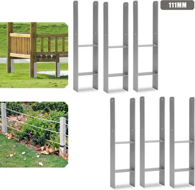 Obrázok produktu pre TolleTour kotvový stĺpik do zeme základňa stĺpika 111mm 6 kusov
