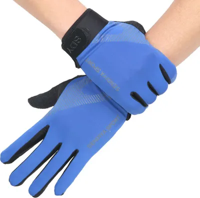 Produktbild von Outdoor-Sporthandschuhe für Damen und Herren: Dünne, atmungsaktive Handschuhe aus Eisseide mit Touchscreen-Funktion, elastisch, geeignet für Bergsteigen, Radfahren, Autofahren und Laufen.