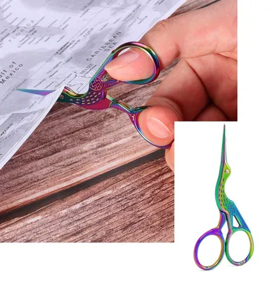 Produktbild von Stickschere - Stickschere - Nähschere - Schere - Kleine Schere - Feine Schere - Mehrfarbig - Mini-Schere