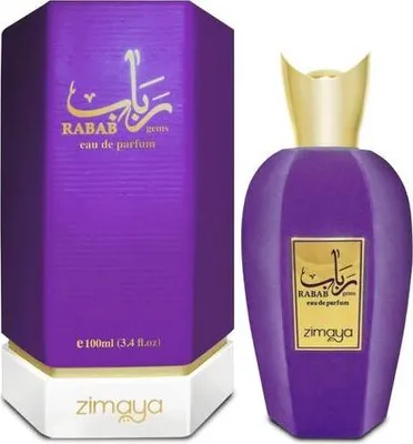 A perfume bottle and its box are displayed side-by-side against a white background.