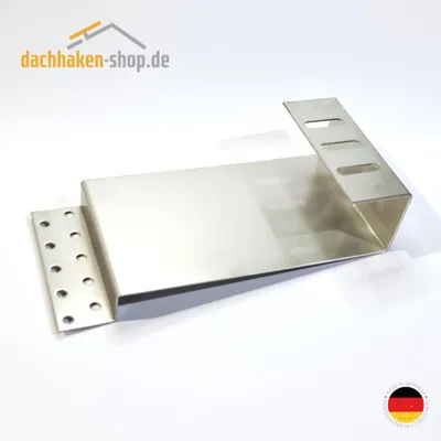Produktbild von Dachhaken Biberschwanz Doppeldeckung | 150 mm x 2 mm | Edelstahl 1.4301