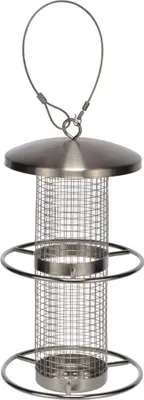 Produktbild von Vogelfutterstation 60129 aus Edelstahl ø 14 cm