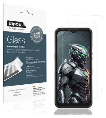 Image de 2x Protection ecrán pour Oukitel WP62 5G Verre souple Film Protecteur 9H dipos