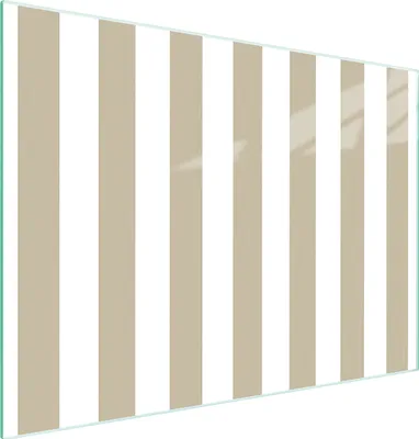 Produktbild von Schneidebrett Herdabdeckplatte Multiglasschneidplatte 30x22 cm Streifen Stück