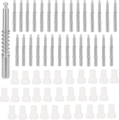 30 Stück Fensterbild-Plunger-Riegel mit Kappen, Hauptbild