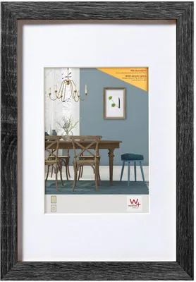 Produktbild von Walther, EFX460D, Fiorito Holzrahmen Kunstglas, 40x60 cm, dunkelgrau
