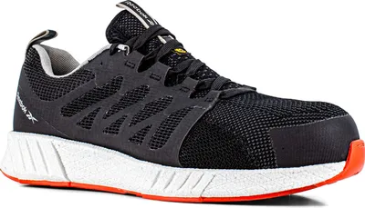 Produktbild von Reebok Fusion Flexweave Safety, Männlich, Erwachsener, Sicherheits-Sneakers, Schwarz, Weiß, EN ISO 20345, S1P, Gummi