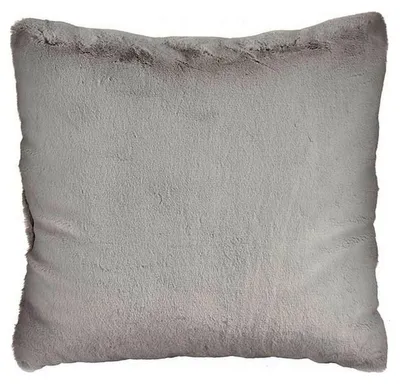 Produktbild von Gift Decor Kissen mit grauem Kunstfell (60 x 18 x 60 cm)