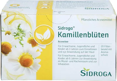 Obrázek produktu pro Sidroga Květy heřmánku Léčivý čaj, 20 ks. Filtrační sáček