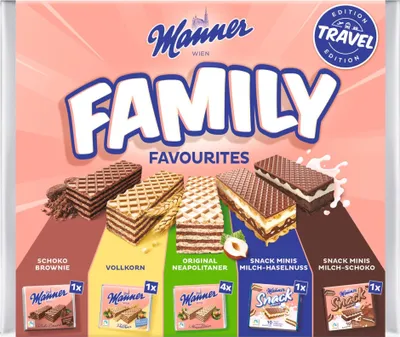 Produktbild von Manner Family Favourites 8er Geschenkpackung 600g