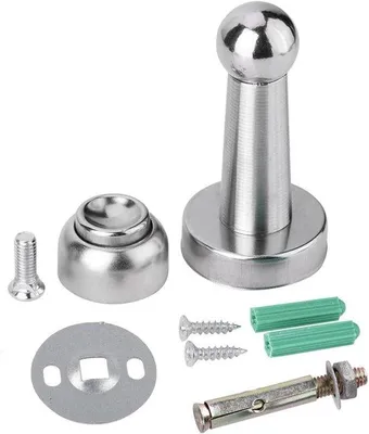 Zdjęcie produktu dla Magnetyczny ogranicznik do drzwi, uchwyt ścienny ze stali nierdzewnej do sypialni