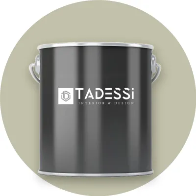 Produktbild von TADESSI Wandfarbe Grün - Helles Salbei - abwaschbare Innenfarbe matt - Dispersionsfarbe - Geruchsarm und Lösemittelfrei - 5 Liter Gebinde