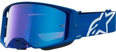 Productafbeelding van Alpinestars Supertech Vesta offroad bril, blauw gespiegelde lenzen