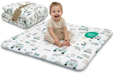 Immagine prodotto di Tappetino per gattonare per bambini, con superficie antiscivolo e imbottitura confortevole