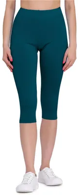 Produktbild von Bellivalini Damen 3/4 Leggings aus Viskose BLV50-148 (Smaragdgrün, S)