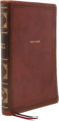 Produktbild von Nkjv, Thinline Reference Bible, Leathersoft, Brown, Red Letter Edition, Comfort Print