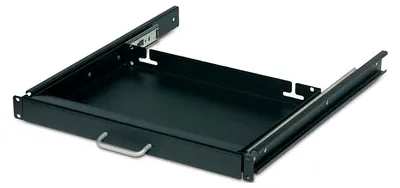 Produktbild von APC 17-Zoll-Tastaturschublade, schwarz, Schubladeneinheit, Metall, Schwarz, 4,56 kg