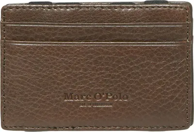 Image de Marc O'Polo Cuir étui pour carte de crédit Malte Card Holder Derby Brown marron foncé